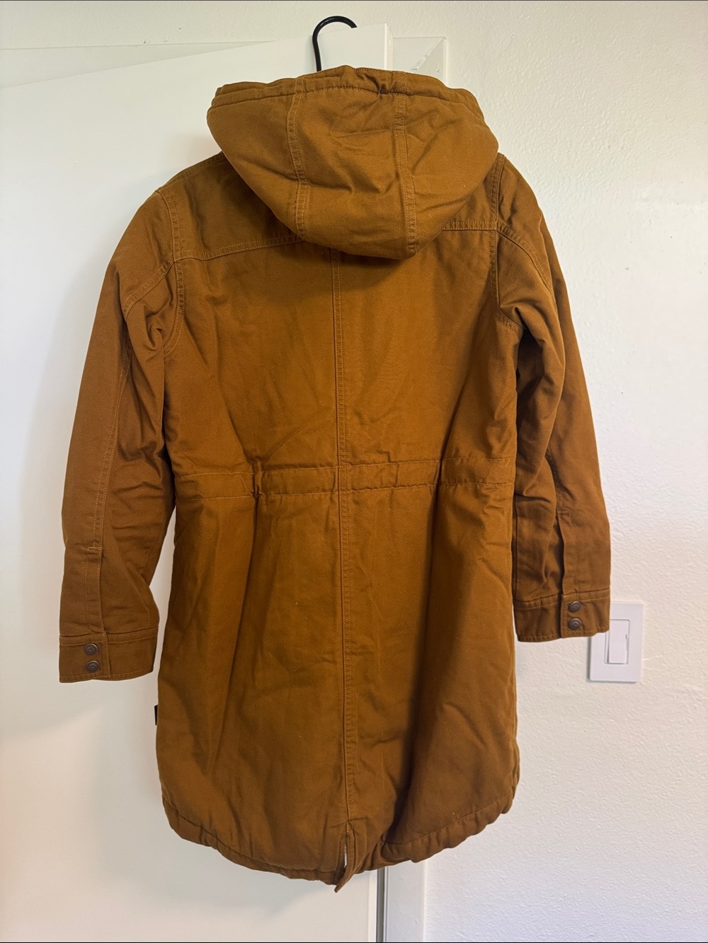 Patagonia Women's Insulated Prairie Dawn Parka Small Bence Brown - Picture 5 of 8